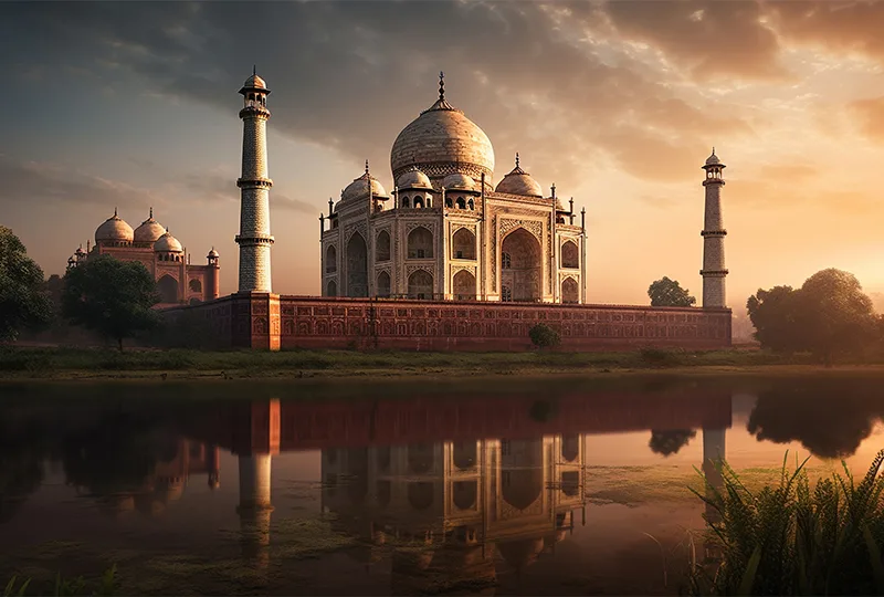 The Taj Mahal & Riverside